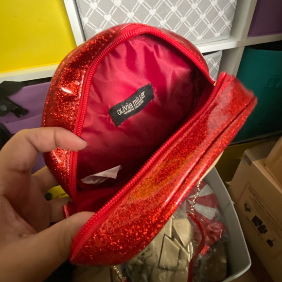 New festive Christmas gingerbread glitter crossbody handbag - Picture 6 of 8